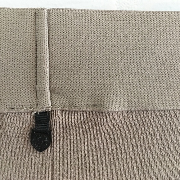 Rudsak Column knit Skirt Taupe beige brown Viscose Nylon Stretch Lightweight S - Picture 6 of 15